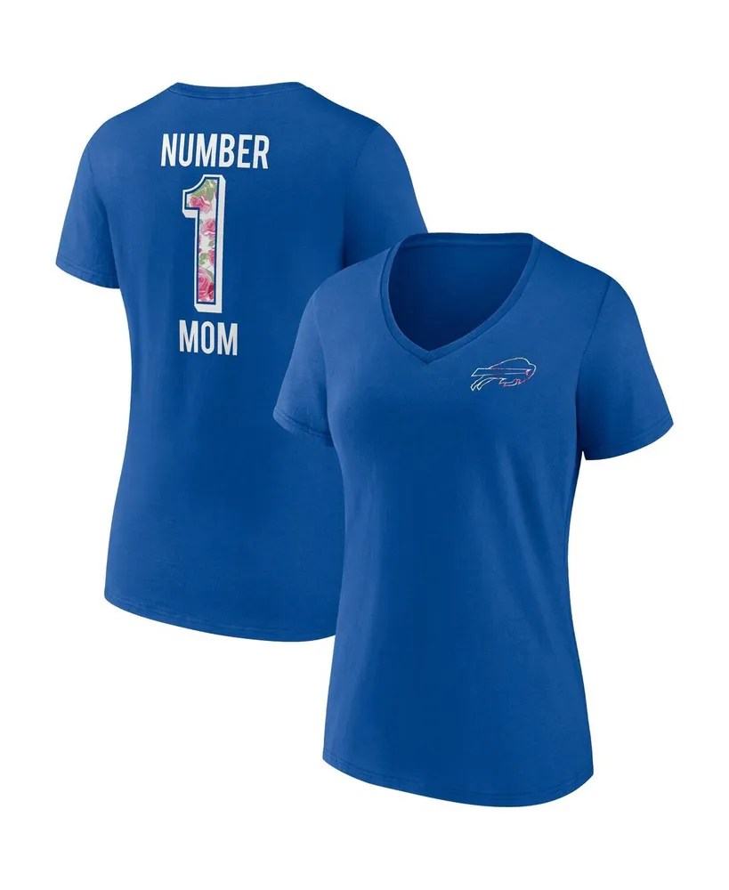 Women's Fanatics Royal Buffalo Bills Team Mother's Day V-Neck T-shirt