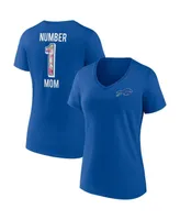 Women's Fanatics Royal Buffalo Bills Team Mother's Day V-Neck T-shirt