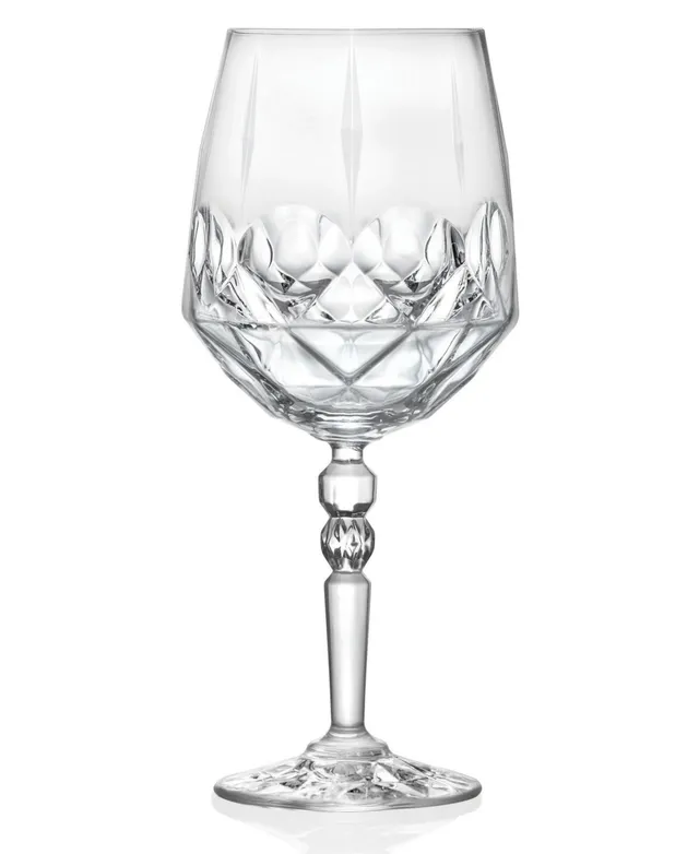 Lorren Home Trends Alkemist 6-Pc. Stemmed Cocktail Goblet Set, Clear