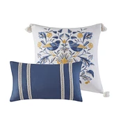 Harbor House Livia Oversized Cotton 5-Pc. Duvet Cover Set