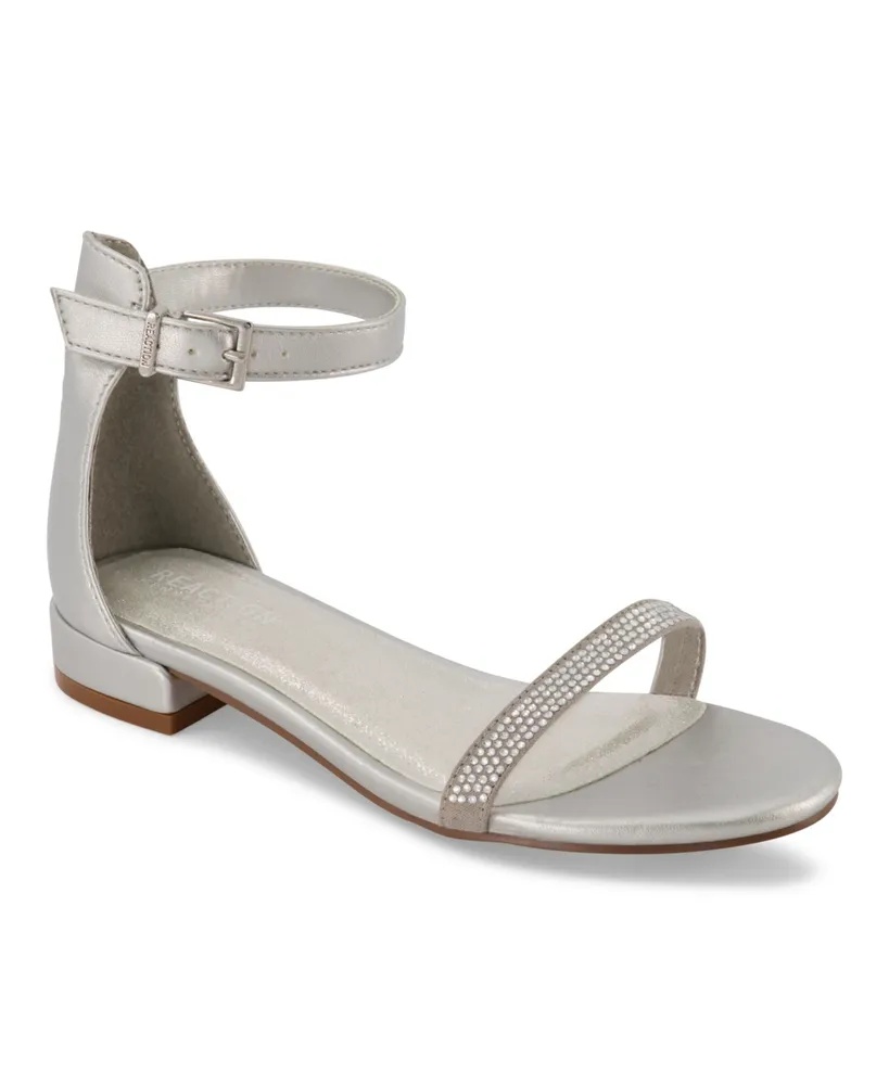 Mayoral Younger Girls Silver Diamante Bow Sandals | Junior Couture USA