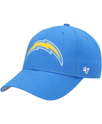 Big Boys '47 Brand Powder Blue Los Angeles Chargers Basic Mvp Adjustable Hat