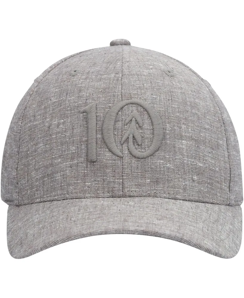 Men's tentree Heathered Gray Logo Thicket Flex Hat- Dnu