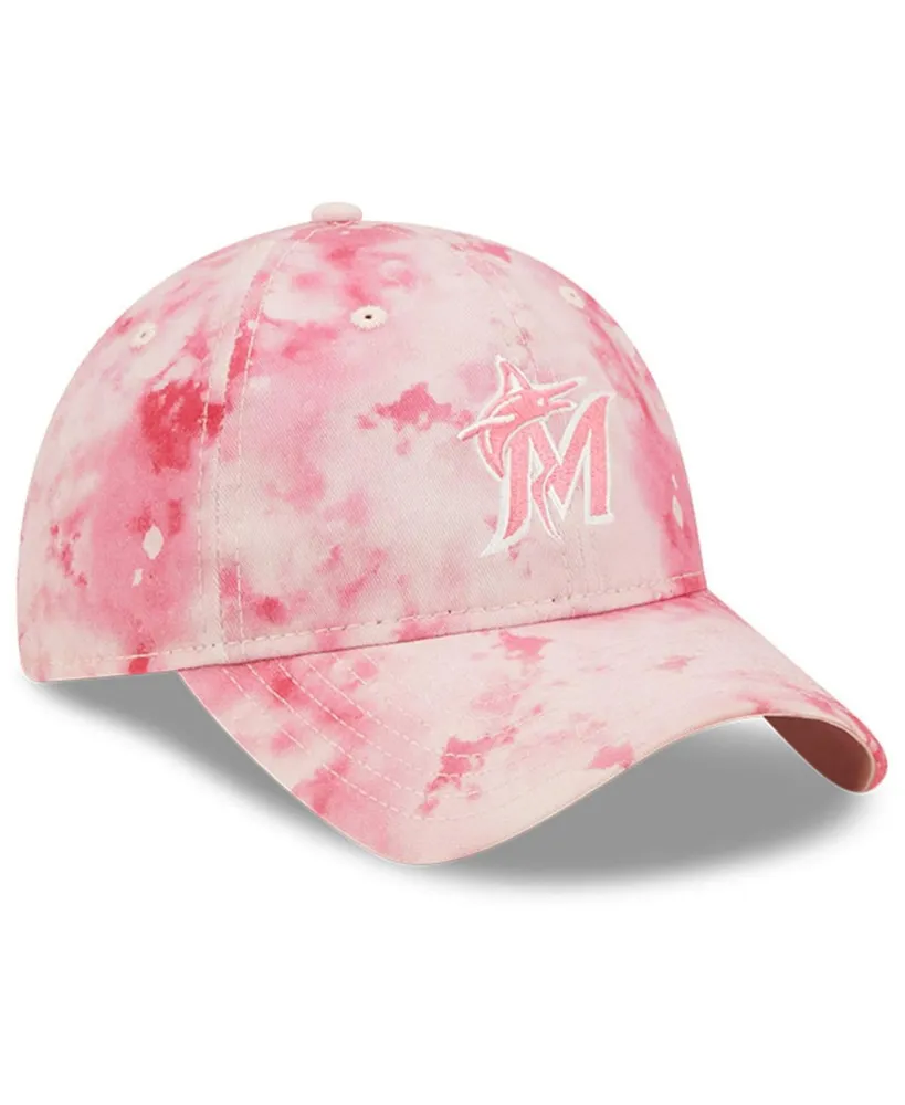 Women's New Era Pink Miami Marlins 2022 Mother's Day 9Twenty Adjustable Hat