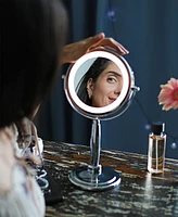 Ovente Lighted 3-in-1 Makeup Mirror Tabletop