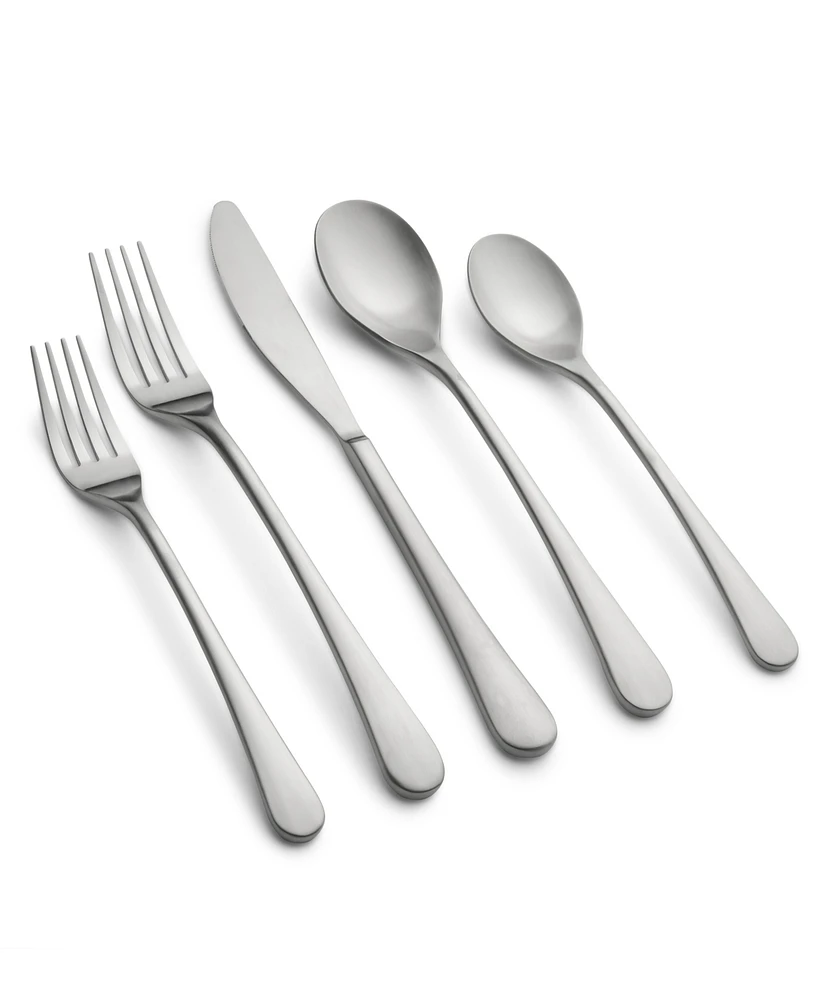 Cambridge Silversmiths Xyla Satin Flatware Set, 20 Piece