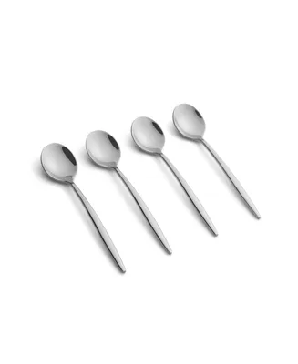 Cambridge Silversmiths Gaze Mirror Demi Spoon Set, 4 Piece - Silver