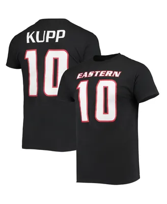 Men's Original Retro Brand Cooper Kupp Black Eastern Washington Eagles Player T-shirt
