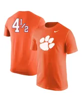 Men's Nike Orange Clemson Tigers Disney+ 4A½ Player T-shirt