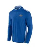 Men's Fanatics Royal Florida Gators Recharged Quarter-Zip Jacket