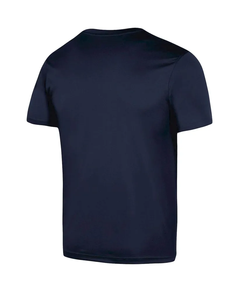 Men's Under Armour Navy Notre Dame Fighting Irish School Logo Performance Cotton T-shirt