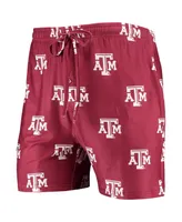 Men's Concepts Sport Maroon Texas A&M Aggies Flagship Allover Print Jam Shorts