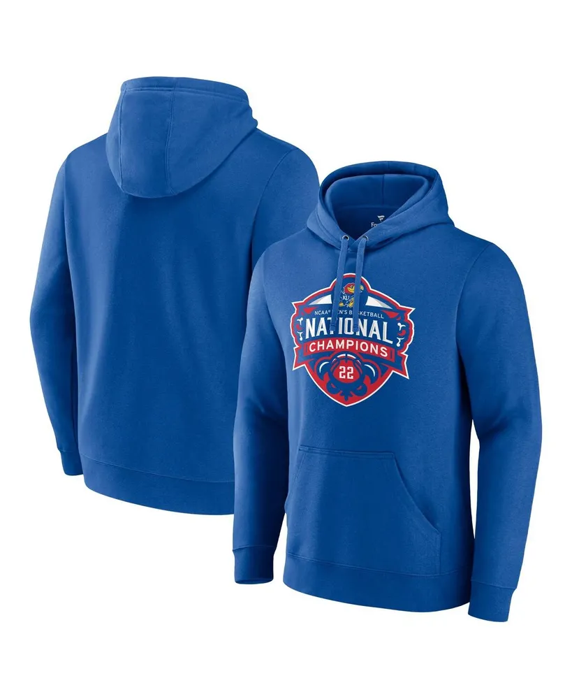 Men's Fanatics Branded Royal/Red Chicago Cubs Chip in Pullover Hoodie