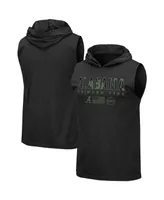 Men's Colosseum Black Alabama Crimson Tide Oht Military-Inspired Appreciation Camo Logo Hoodie Sleeveless T-shirt