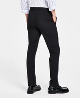 Bar Iii Men's Skinny Fit Wrinkle-Resistant Wool-Blend Suit Separate Pant, Created for Macy's