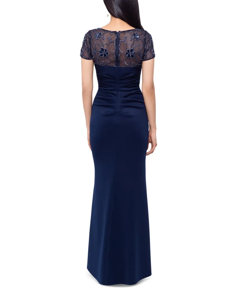 Xscape Women's Embellished Top Gown