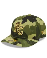 Men's New Era Camo Kansas City Royals 2022 Armed Forces Day On-Field Low Profile 59FIFTY Fitted Hat