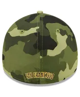 Men's New Era Camo San Francisco Giants 2022 Armed Forces Day 39THIRTY Flex Hat