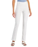 Jm Collection Petite Studded-Rivet Straight-Leg Pants, & Short