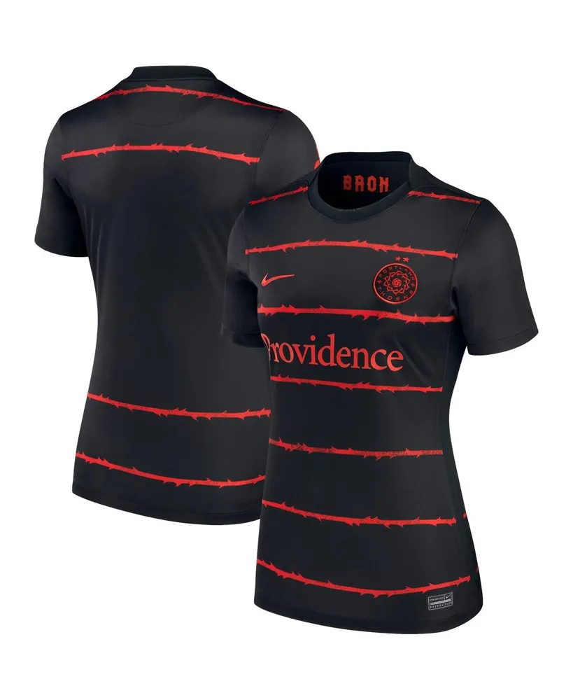 Women's Nike Black Portland Thorns Fc 2021/22 Home Replica Jersey