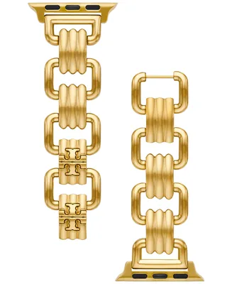 Tory Burch Gold-Tone Stainless Steel Jewelry Link Bracelet For Apple Watch 38mm/40mm