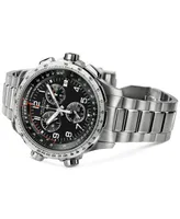 Hamilton Men's Swiss Chronograph X-Wind Stainless Steel Bracelet Watch 46mm