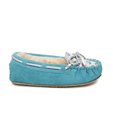Minnetonka Little and Big Girls Cassie Unicorn Moccasin Slippers