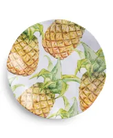 Q Squared Melamine Aloha 10.5" Dinner Plate Set/4