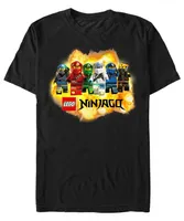 Men's Lego Ninjago Ninja Explosion Short Sleeve T-shirt