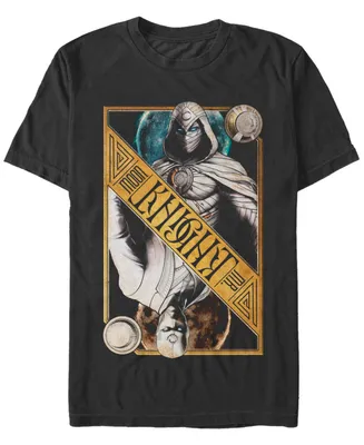 Men's Moon Knight Dual Card Short Sleeve T-shirt