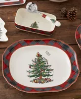 Spode Christmas Tree Rectangular 14" Platter