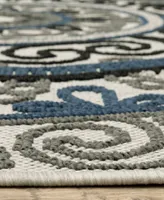 Oriental Weavers Torrey TOR003 3'3" x 5' Area Rug