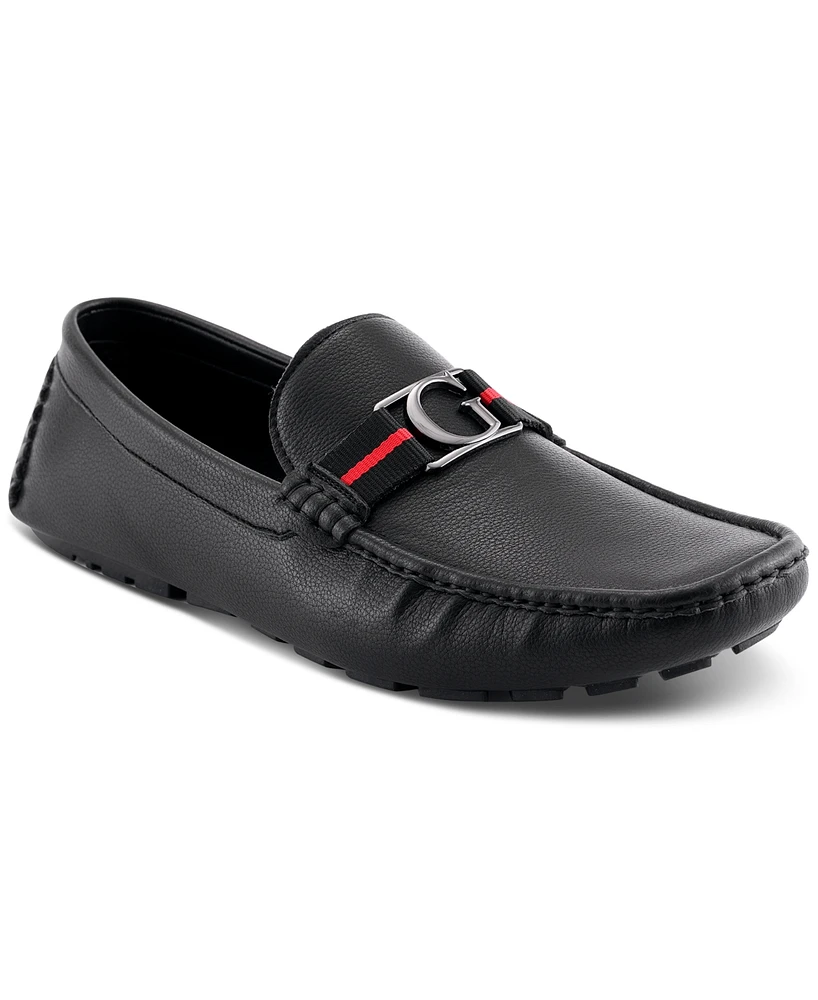 Guess Men's Askers Pod Driver with G Ornament Slip On Slippers
