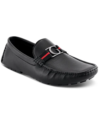 Guess Men's Askers Pod Driver with G Ornament Slip On Slippers