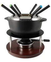 Swissmar Summit 10-Pc Cast Iron Fondue Set