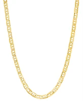 Men's Solid Mariner Link, 22" Chain Necklace (5-5/8mm) in 10k Gold