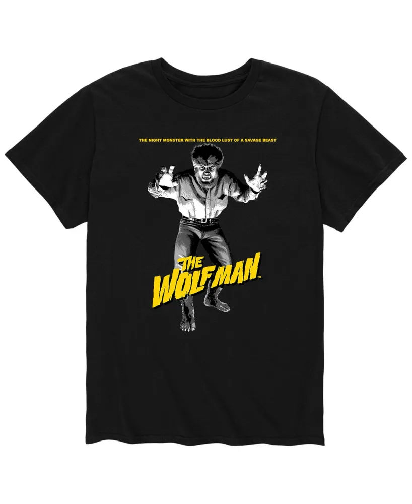 Men's Universal Classic Monster The Wolfman T-shirt