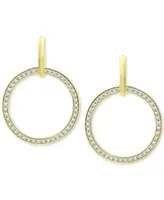 Giani Bernini Cubic Zirconia Circle Drop Earrings, Created for Macy's