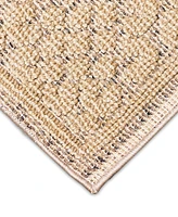 Liora Manne' Dunes Border 5'3" x 7'3" Outdoor Area Rug