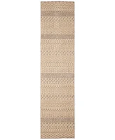 Liora Manne' Dunes Geo Stripe 1'11" x 7'6" Runner Outdoor Area Rug