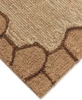 Liora Manne' Frontporch Honeycomb Bee 1'8" x 2'6" Outdoor Area Rug