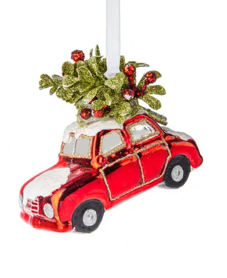 Kissing Krystals Vintage-Like Christmas Car Ornament