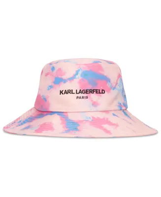 Karl Lagerfeld Women's Klp Tie Dye Logo Bucket Hat