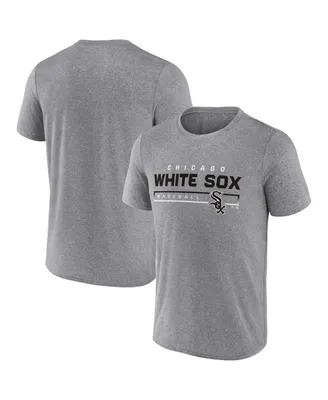 Men's Fanatics Heathered Gray Chicago White Sox Durable Goods Synthetic T-shirt