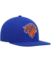 Men's Mitchell & Ness Blue New York Knicks Ground 2.0 Snapback Hat