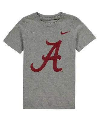 Boys and Girls Preschool Nike Charcoal Alabama Crimson Tide Logo T-shirt