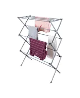 Oversize Collapsible Clothes Drying Rack - Silver