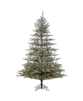 7' Flocked Scotch Pine with 450 Incandescent Lights