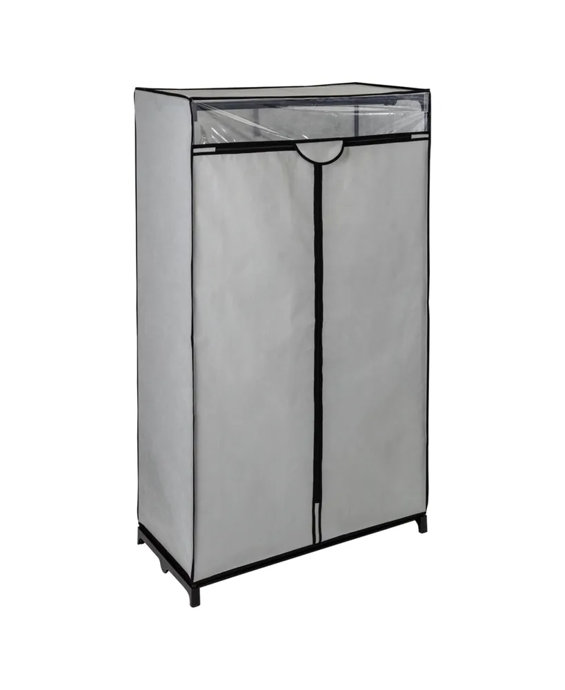 Wide Double Door Portable Wardrobe Closet with Cover, 36"