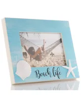 Shell Design Beach Life Picture Frame, 4" x 6"